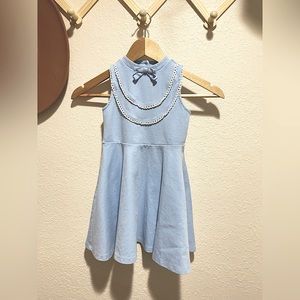 Saks - Janie and Jack 5T Powder Blue Skater Dress